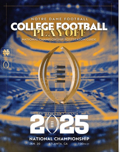 2025 CFP National Championship Notre Dame Media Guide/Game Notes Ohio State