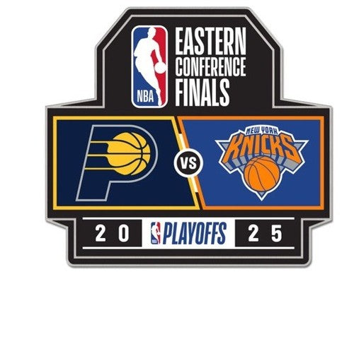 2025 NBA Playoffs Eastern Conference Finals Pin Indiana Pacers New York Knicks