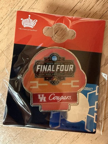 Houston Cougars 2025 NCAA Tournament Final Four San Antonio Pin