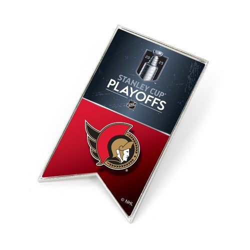 2025 NHL Stanley Cup Playoffs Ottawa Senators Banner Pin