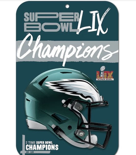 2024 2025 NFL Super Bowl LIX Champions Philadelphia Eagles Sign