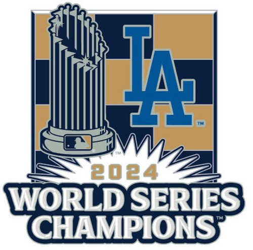 Los Angeles Dodgers 2024 World Series Champions Pin New York Yankees Rare