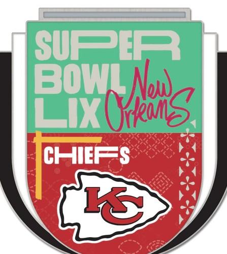 2024 AFC Champions Kansas City Chiefs 2025 Super Bowl LIX 59 Pin V4