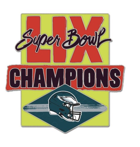 2024 2025 NFL Super Bowl LIX Champions Philadelphia Eagles Pin V3