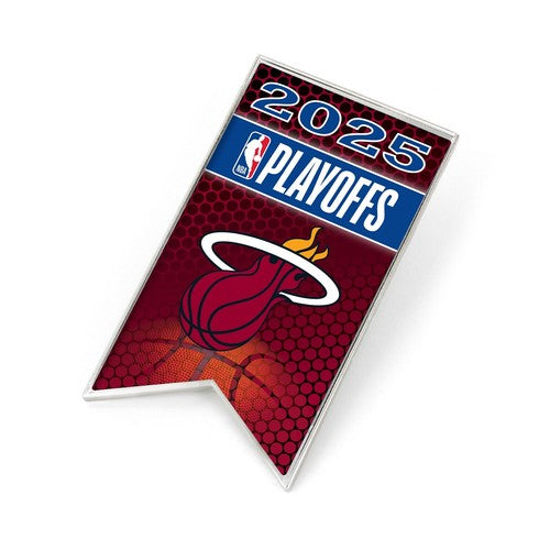 2025 NBA Playoffs Miami Heat Banner Pin NBA Finals