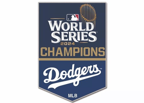 Los Angeles Dodgers 2024 World Series champions  Banner Pin New York Yankees