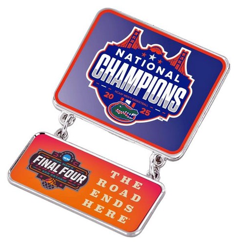 2024 2025 NCAA Final Four National Champions Florida Gators Dangler Pin