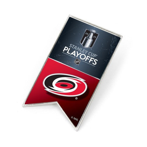 2025 NHL Stanley Cup Playoffs Carolina Hurricanes Banner Pin