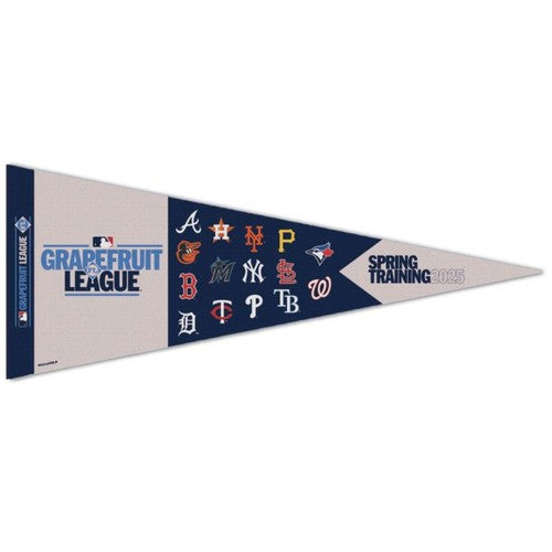 2025 MLB Spring Training Grapefruit League Pennant Yankees Mets Phillies Orioles