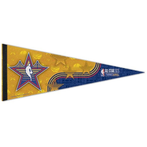 2025 NBA All Star Game Pennant Stephen Curry Bay Area