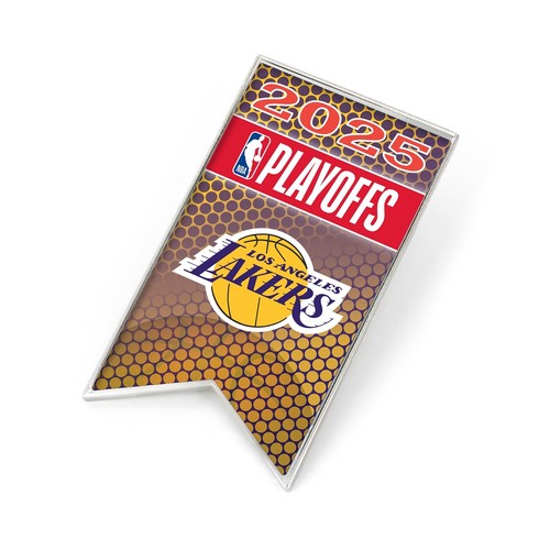 2025 NBA Playoffs Los Angeles Lakers Banner Pin NBA Finals