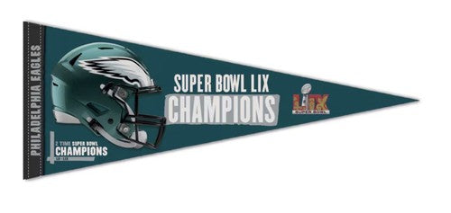 2024 2025 NFL Super Bowl LIX Champions Philadelphia Eagles Pennant