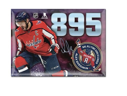 Washington Capitals Alexander Ovechkin 895 NHL Goal Record Magnet 4/6/25
