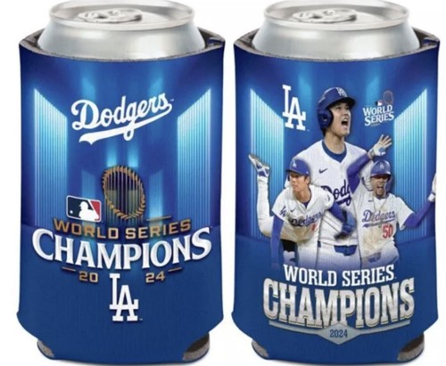 Los Angeles Dodgers 2024 World Series Champions 12 oz. Can Cooler Coozie Ohtani