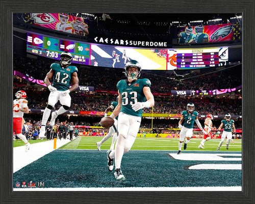Cooper DeJean Philadelphia Eagles Champions Super Bowl LIX 59 Framed Photo 12x15