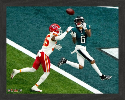DeVonte Smith Philadelphia Eagles Champions Super Bowl LIX 59 Framed Photo 12x15