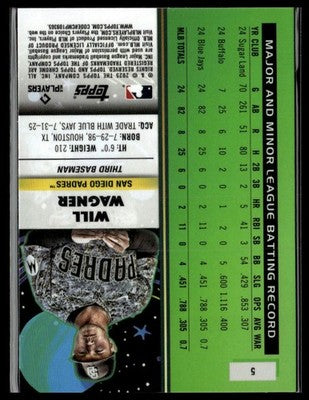 2025 Topps Chrome Cosmic #5 Will Wagner