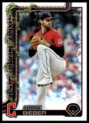 2025 Topps Holiday #H95 Shane Bieber