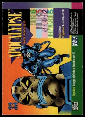 1993 SkyBox Marvel Universe #33 Apocalypse