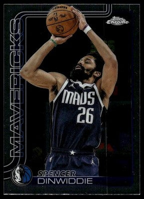 2025-26 Topps Chrome #13 Spencer Dinwiddie