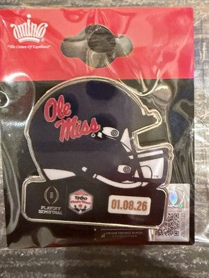 2025 2026 CFP Ole Miss Rebels Fiesta Bowl Game Pin 1/8/26