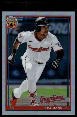 2026 Topps Chrome #91CB-9 José Ramírez 1991 Topps Chrome Baseball