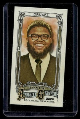 2025 Topps Allen & Ginter #204 Druski Mini Black Border