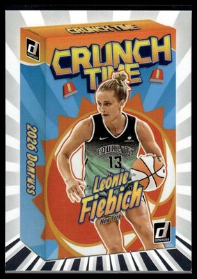 2026 Donruss WNBA #19 Leonie Fiebich Crunch Time