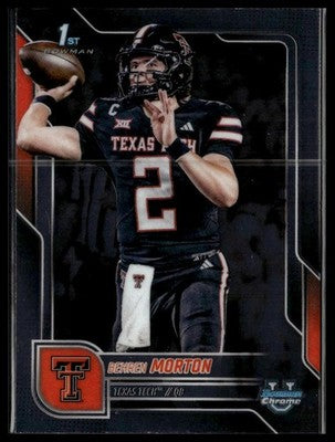 2025 Bowman University Chrome #110 Behren Morton