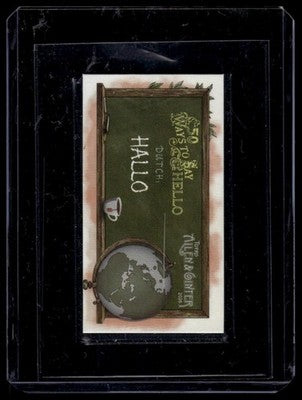 2026 Topps Allen & Ginter #WTSH-6 Hallo Mini 50 Ways To Say Hello