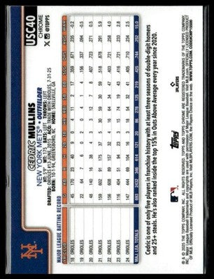 2025 Topps Chrome Update #USC40 Cedric Mullins