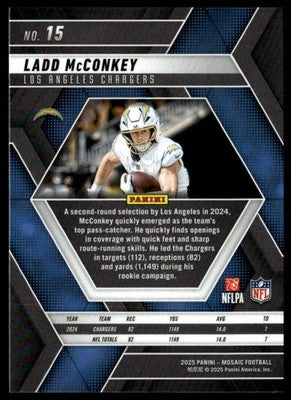 2025 Panini Mosaic #15 Ladd McConkey