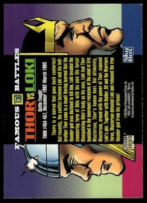 1993 SkyBox Marvel Universe #150 Thor / Loki