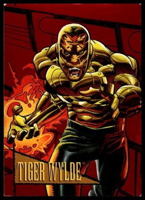 1993 SkyBox Marvel Universe #9 Tiger Wylde Red Foil 2099