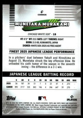 2026 Finest #5 Munetaka Murakami