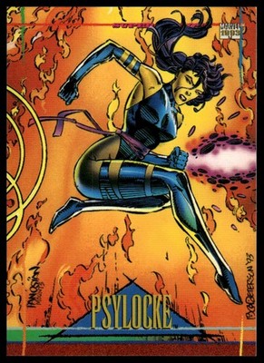 1993 SkyBox Marvel Universe #44 Psylocke
