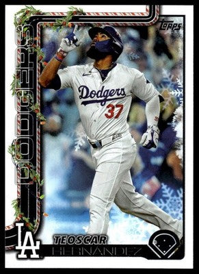 2025 Topps Holiday #H164 Teoscar Hernández