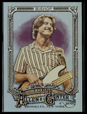 2025 Topps Allen & Ginter #254 Andrew Bishop Silver Portrait