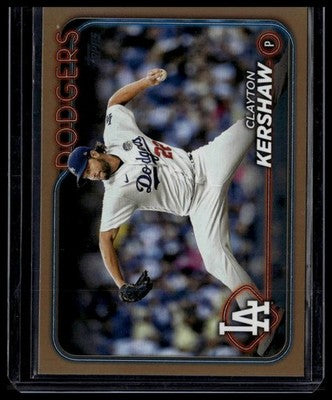 2024 Topps #351 Clayton Kershaw Gold #/2024
