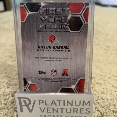 2025 Topps Chrome - First Year Fabric Dillon Gabriel #FYF-DG (MEM, RC)