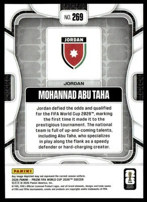 2026 Panini Prizm FIFA World Cup #269 Mohannad Abu Taha