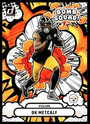 2025 Donruss #BS-DMT DK Metcalf Bomb Squad