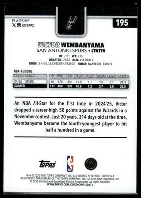 2025-26 Topps #195 Victor Wembanyama