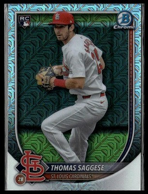 2025 Bowman #57 Thomas Saggese Bowman Mojo