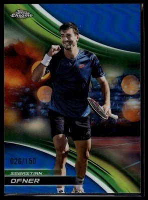 2025 Topps Chrome #106 Sebastian Ofner Blue Refractor #/150