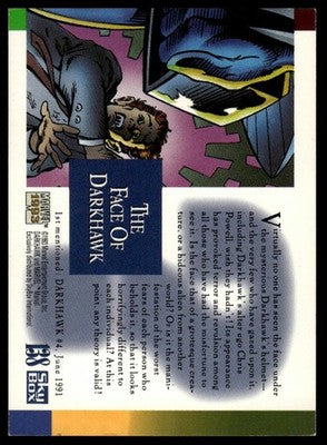 1993 SkyBox Marvel Universe #138 The Face of Darkhawk
