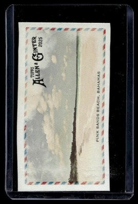 2025 Topps Allen & Ginter #BI-5 Pink Sands Beach, Bahamas Beachin' It Mini