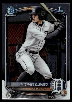2025 Bowman Draft #BDC-156 Michael Oliveto Chrome