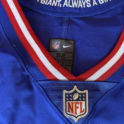 Saquon Barkley Nike Elite Vapor New York Giants Color Rush Authentic Jersey 52