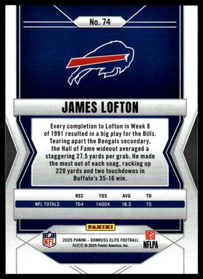 2025 Donruss Elite #74 James Lofton